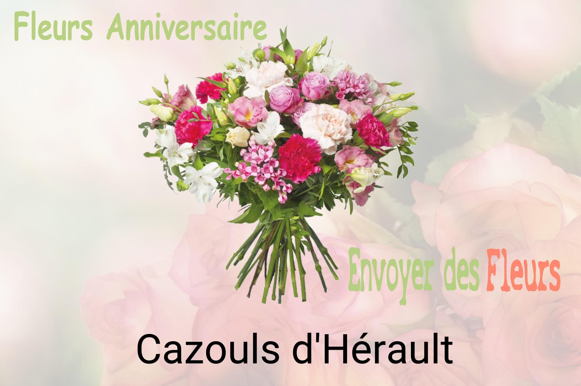 Bouquet de fleurs d’anniversaire livré à Cazouls-d'Hérault
